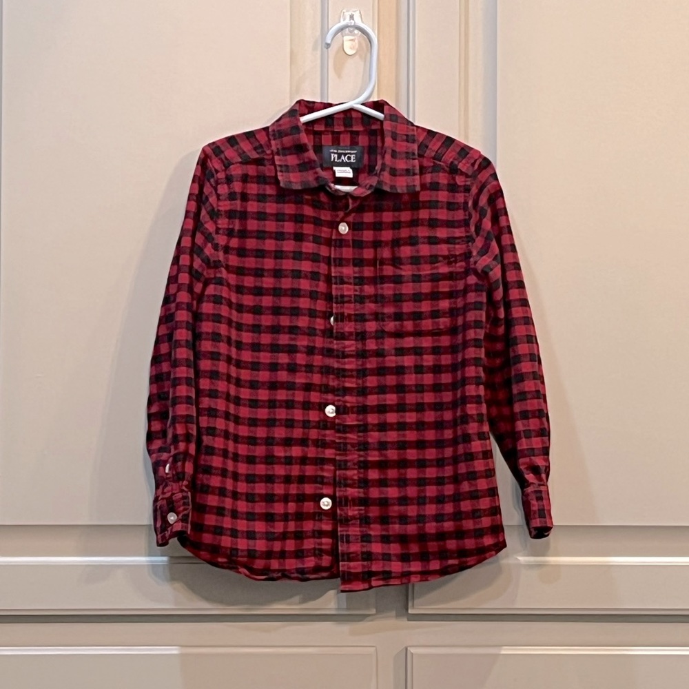 Boy’s Plaid Flannel Shirt - 5T